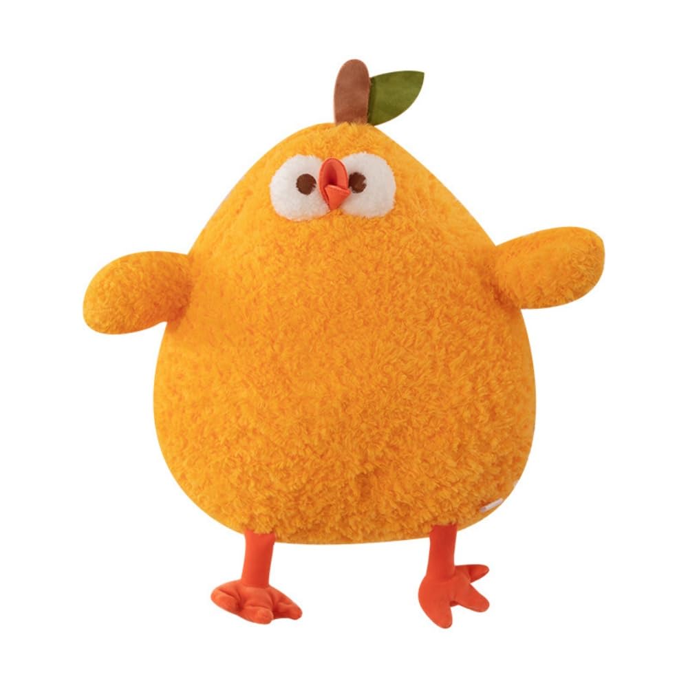 TONGMAN Funny Fat Chicken Plush Pillow - Super Soft Mother Hen Doll, Cute Chicken Neck Pillow, Yellow Stuffed Animal Toy for Boys & Girls, Festival