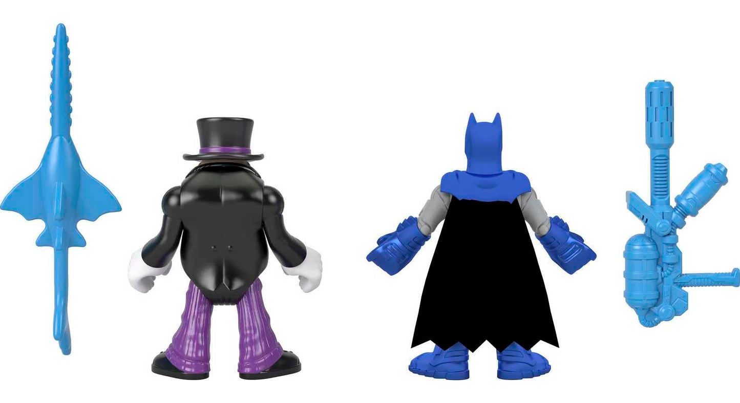 Fisher-Price Imaginext DC Super Friends Batman & The Penguin Figure Set for Preschool Kids Ages 3 to 8 Years