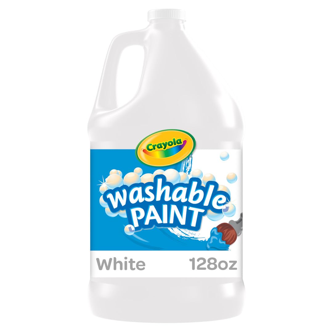 Crayola Washable Paint For Kids Black 1 Gal, Kids Arts & Crafts Supplies