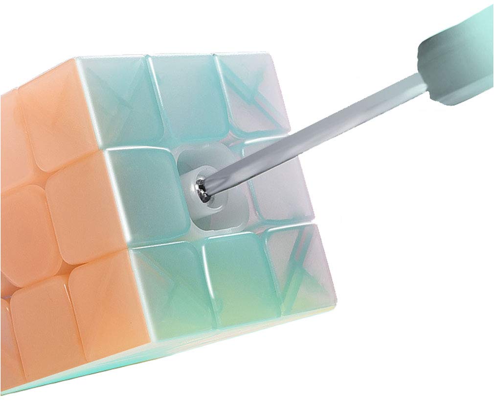 Qiyi Warrior W 3x3x3 Jelly Speed Cube Stickerless Transparent Magic Cube Puzzle