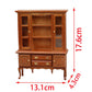 AirAds Dollhouse Accessories 1:12 Scale Dollhouse Miniature Furniture wooded Bed Hutch cabinets Dollhouse furnitures (#7 Buffet Hutch)