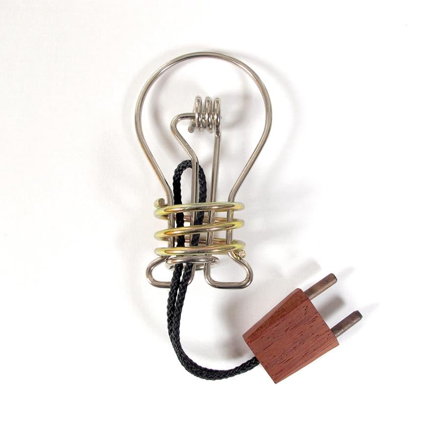 Recent Toys Constantin Metal Light Bulb Brainteaser Mechanical Puzzle - Fun for Ages 14 - Up