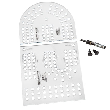 XL Cribbage Board Templates, 3-Player, Curved Track