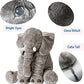 BOOJALOO Giant Stuffed Animals Doll Elephant Stuffed Animal, 24" Stuffed Elephant Plush Toy Gifts for Girls Boys Gray
