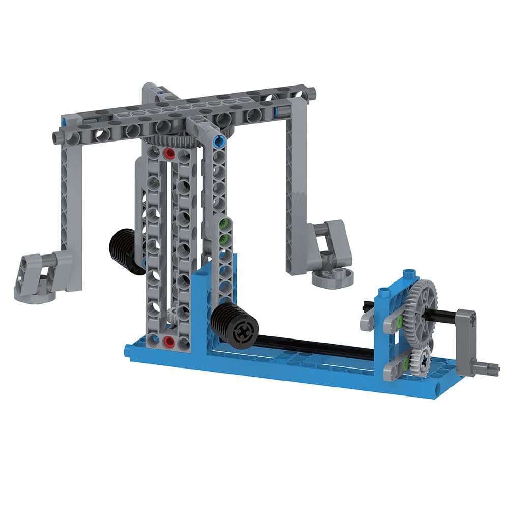 Thames & Kosmos Simple Machines Science Experiment & Model Building Kit, Introduction to Mechanical Physics, Build 26 Models to Investigate The 6