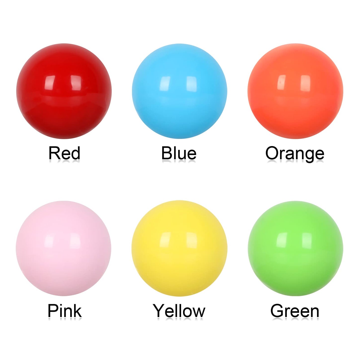 Laviesto Game Replacement Balls,0.91Inch(23mm) Acrylic Solid Color Marbles Balls for Chinese Checkers,Aggravation Game,Marble Games,Board Game DIY