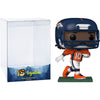 Funko J e r r y Jeudy: P o p ! Football Vinyl Figurine Bundle with 1 Compatible 'ToysDiva' Graphic Protector (164-57404 - B)