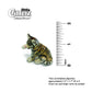 Little Critterz Tiger Cub Decorative Porcelain Display Object “Sneak” - Handcrafted Hand-Painted Adult Home Décor Accent
