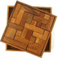 Solid Pentominoes - Wooden Brain Teaser Puzzle