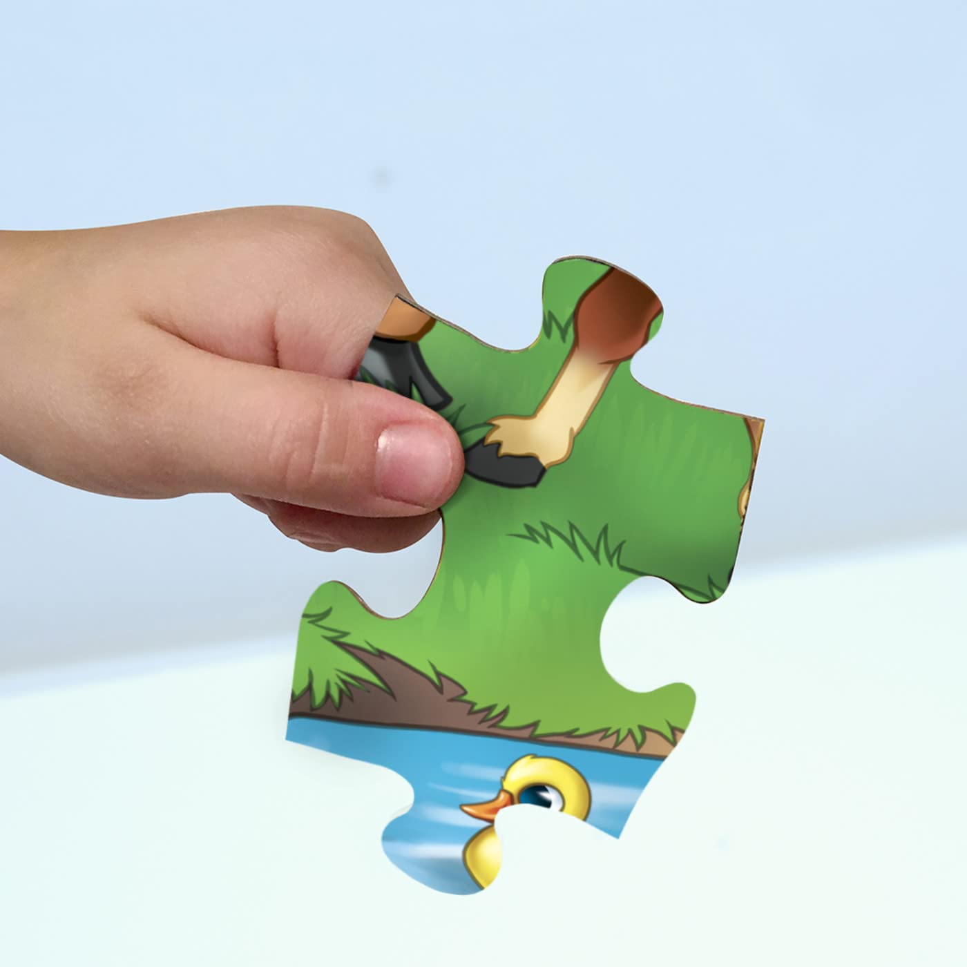 MasterPieces 60 Piece Glow in the Dark Fantasy Puzzle for Kids - Rainbow World - 14"x19" - Screen-Free Fun!