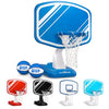 GoSports Splash Hoop Swimming Pool Basketball Game, Includes Poolside Water Basketball Hoop, 2 Balls and Pump - Choose Your Style