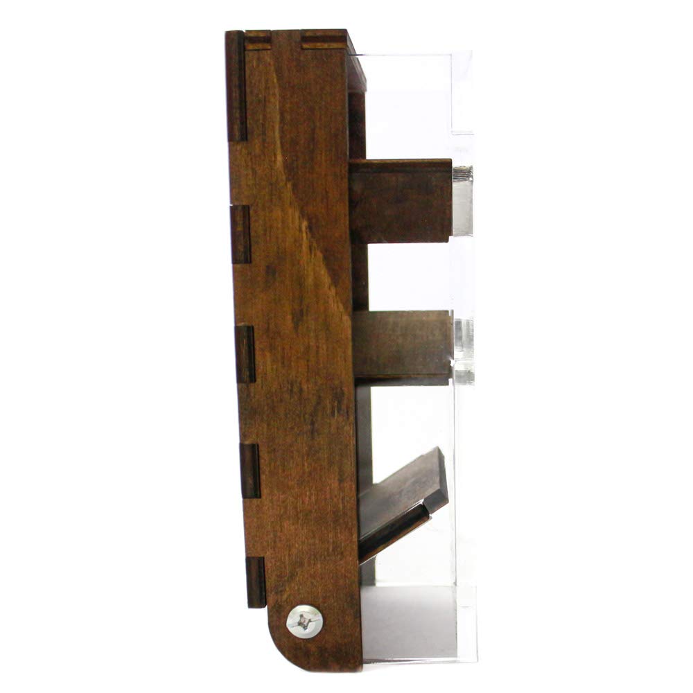 C4Labs Travel Portable Draw Bridge Dice Tower - Walnut