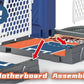 Odebiao Desktop Basketball Arcade - Interactive Finger Shoot Game with Auto-Scoring & Portable Court | 24" Mini Hoop for Kids Adults Family Game