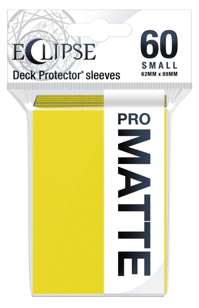 Eclipse Matte Small Sleeves - Lemon Yellow (60)