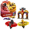 LEGO NINJAGO Dragon Spinjitzu Battle Pack - Spinning Blade Building Toy for Kids, Boys and Girls, Ages 6+ - with 2 Minifigures - Gift Idea