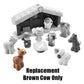 Replacement Cow Figure for Fisher-Price Little People Deluxe Christmas Story, Nativity Playset ~ J2404