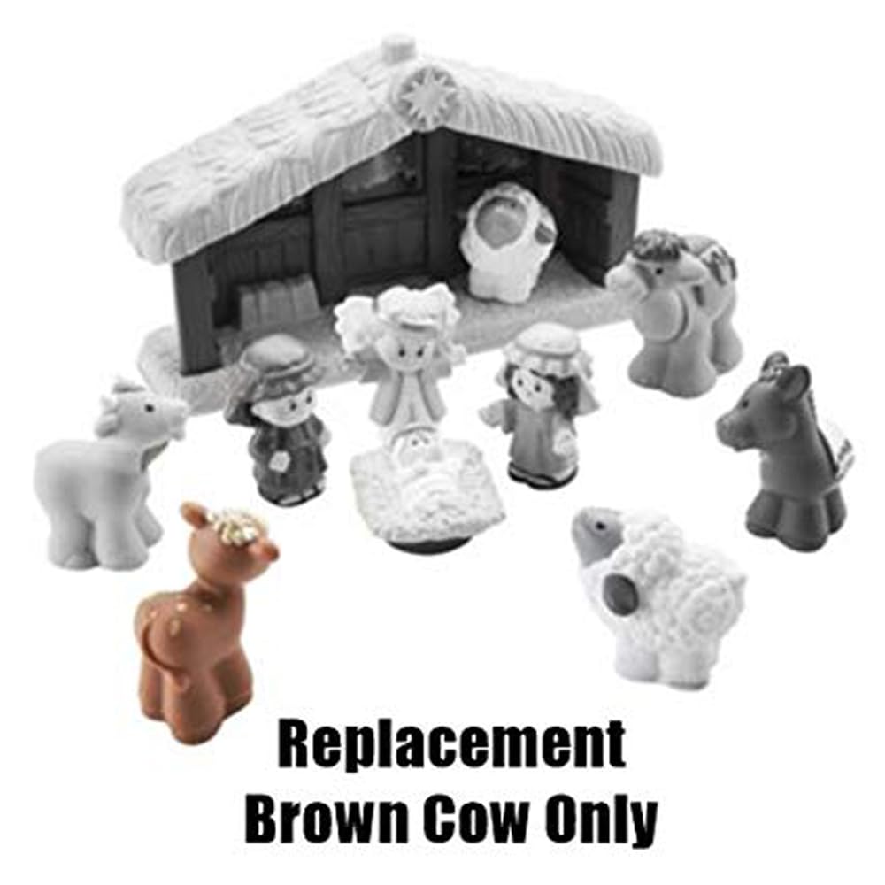 Replacement Cow Figure for Fisher-Price Little People Deluxe Christmas Story, Nativity Playset ~ J2404