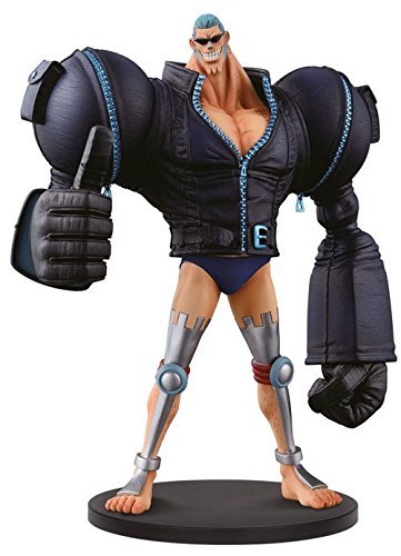 Banpresto One Piece 6.7-Inch Film Gold Franky DXF Sculpture, The Grandline Men Volume 5