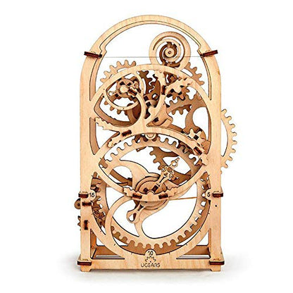 UGEARS Timer 20 min - Wooden Models to Build for Adults - 3D Mechanical Model Unique Puzzles - Brain Teaser and Model Building Sets for Adults