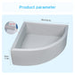 UHAPPYEE Ball Pit Grey,Sector Foam Ball Pits for Toddlers,Ball Pit Pool Playpen Foldable & Portable Soft Ball Pool 35.4”x 11.8”