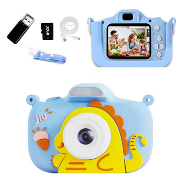 Kids Camera, 1080P 48MP Front Selfie Toddler Camera, 2.4 inch Big Screen Toy Camera, 8X Zoom in Chritmas Birthday Gift Cameras for Kids Boys Girl Age