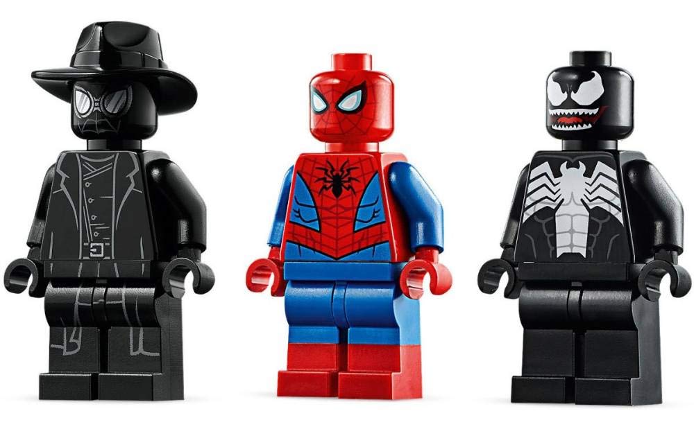 LEGO Marvel Spider-Man Spider-Jet vs Venom Mech 76150 Superhero Gift for Kids with Minifigures, Mech and Plane (371 Pieces)