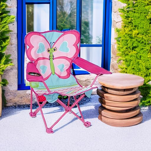 Melissa & Doug Sunny Patch Cutie Pie Butterfly Folding Lawn and Camping Chair