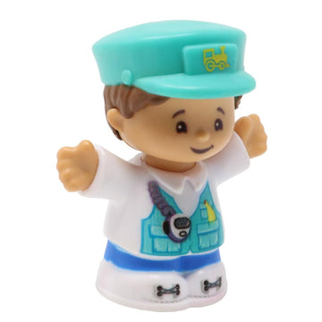 Fisher-Price Replacement Part for Collectible Little People Animal Train Zoo Safari Playset GKY47 - Replacement Train Conductor Figure