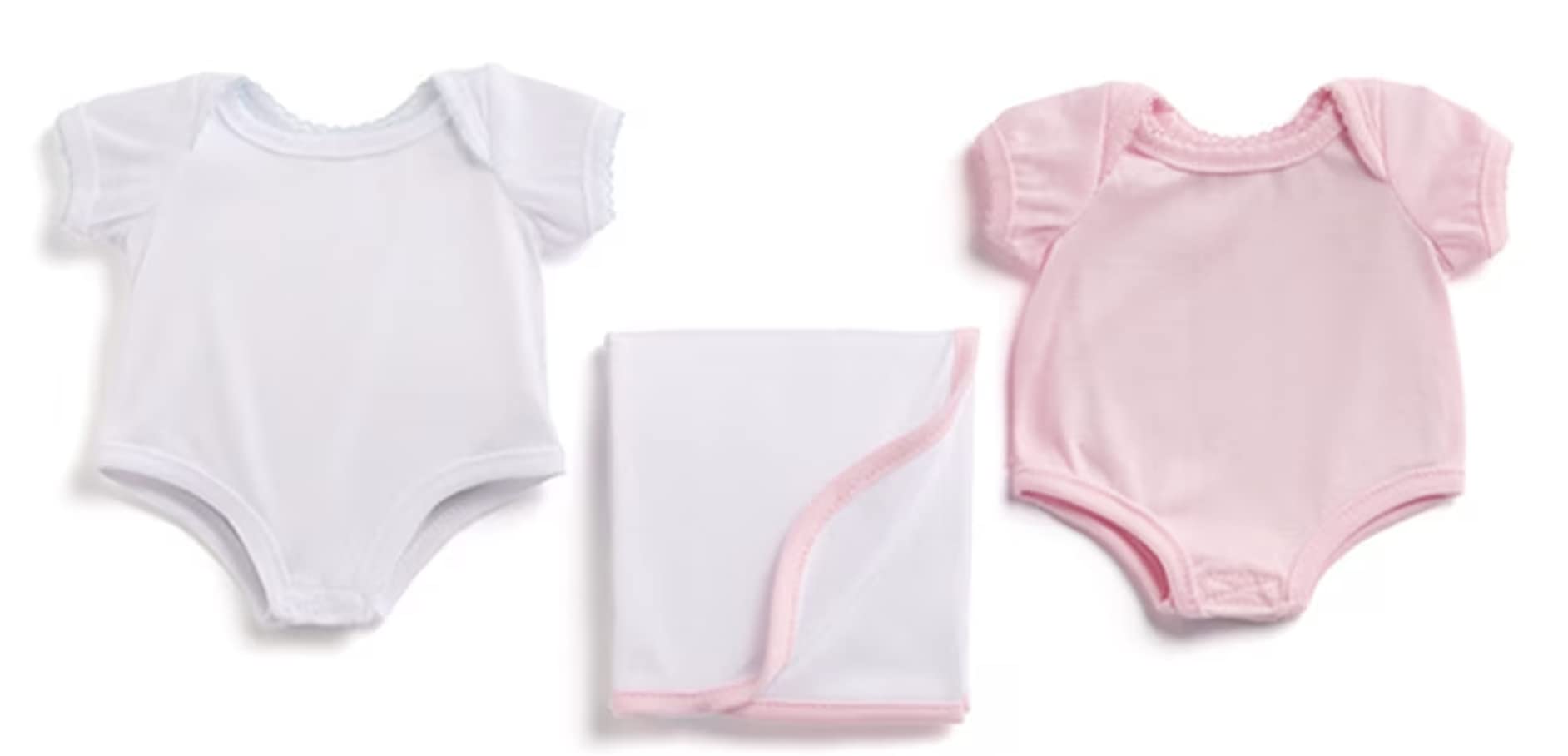 JC Toys, for Keeps! La Newborn by Berenguer Outfit Gift Set for 15-17" Dolls - 6 Pcs for Children 2+, Pink, Blue