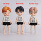 XiDonDon New 1/12BJD Doll Body for GSC Head,OB11 Doll Replace Body, with Animal Body Accessories,Three Uses,Action Figures (White)