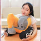 XIAOHONG Excavator Plush Toy,11" Soft Excavator Stuffed Construction Toy Plush Digger Truck Toy Car Plush Pillow,Great Plush Gift for Kids