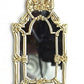Dollhouse Victorian Baroque Wall Mirror Miniature 1:12 Scale Accessory
