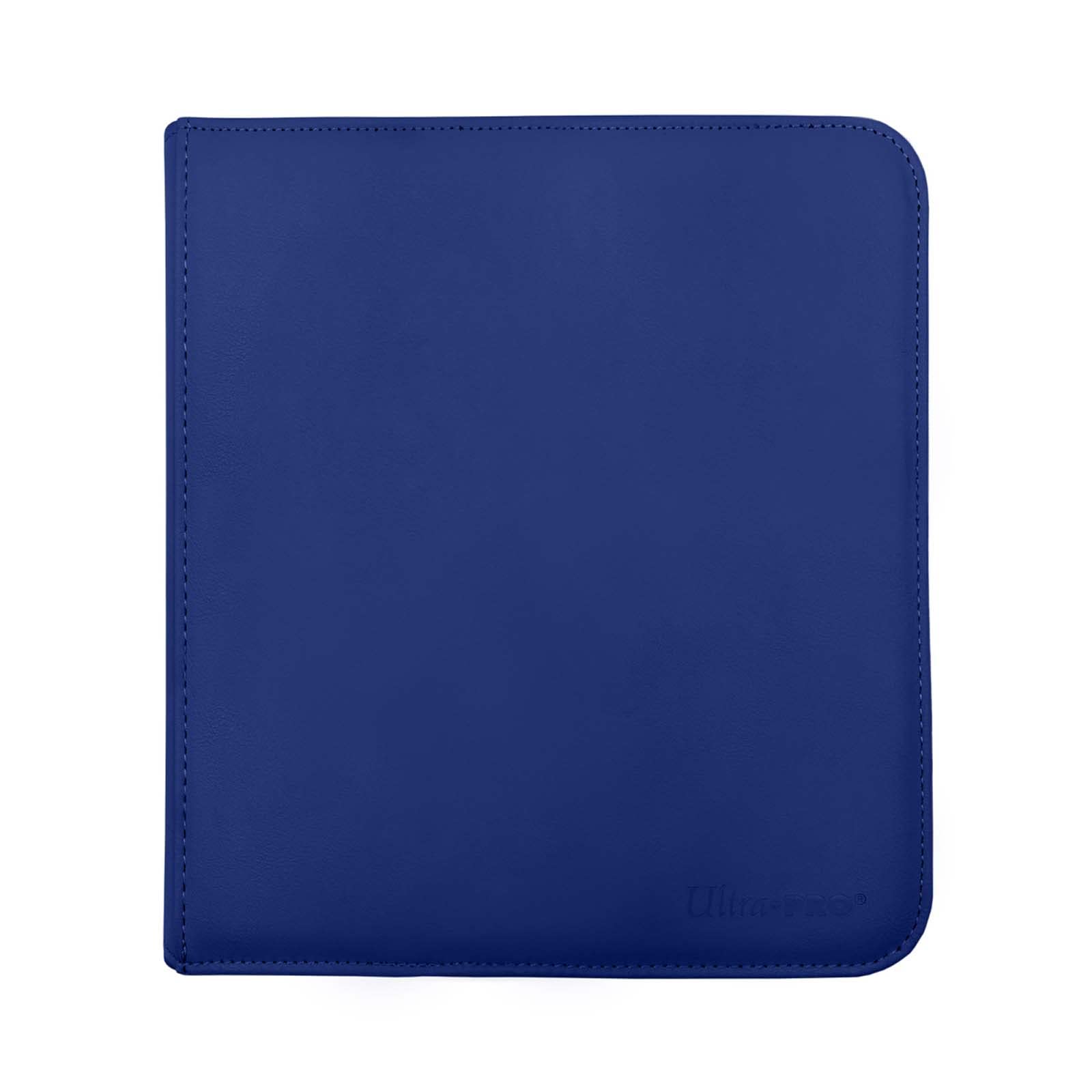 Ultra PRO - Vivid 12-Pocket Zippered PRO-Binder (Blue) - Protect and Store your Valuable Gaming cards, Sports cards or Collectible Cards, Store and