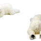 TAMMYFLYFLY Sleep Polar Bear Plush,Cute Stuffed Animal, Plush Toy, 14 Inches Soft Toy (Medium)