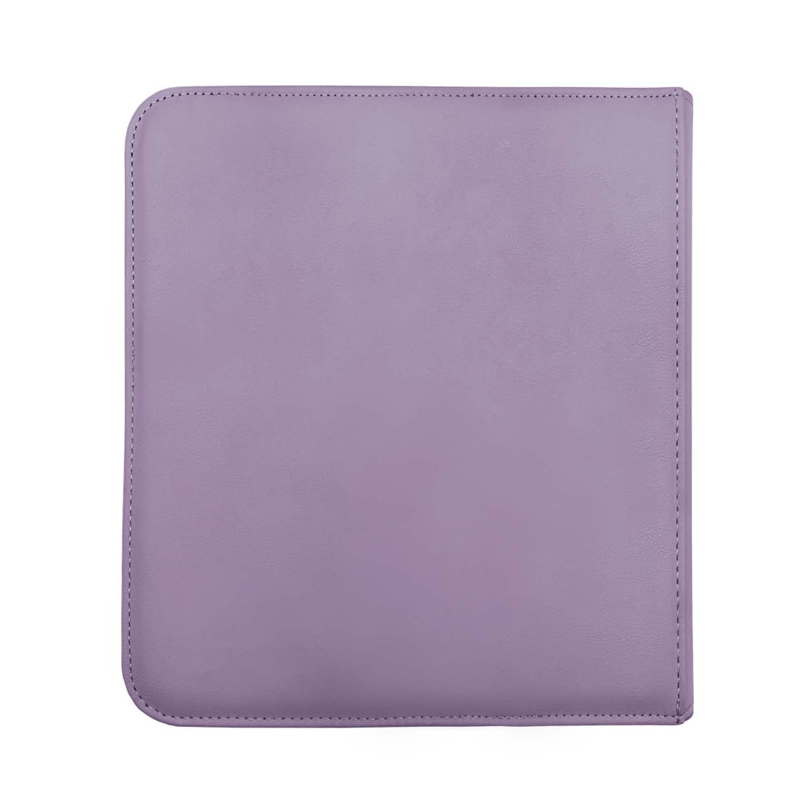 Ultra Pro E-15742 Ultra Pro-12 Pocket Zippered Pro Binder-Purple