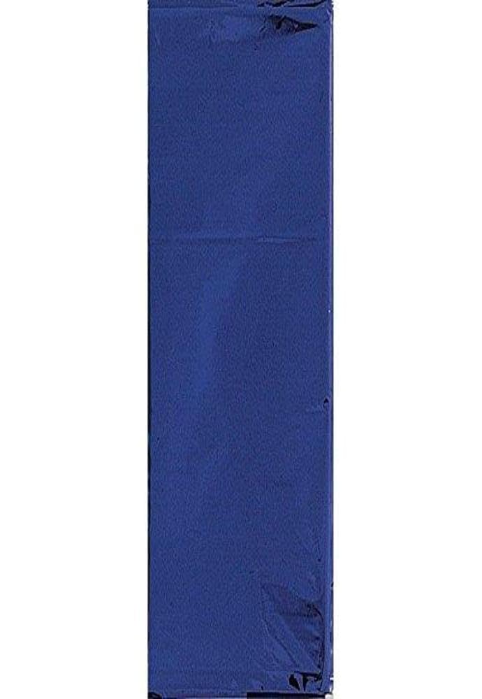 Amscan Shiny Metallic Table Cover, 54" x 100", Purple