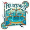 Fountains Board Game, Competitive Tile-Laying Strategy Game, Stunning Art Nouveau Aesthetic, 1-5 Players, Unique 3D Stacking & Drafting, Family