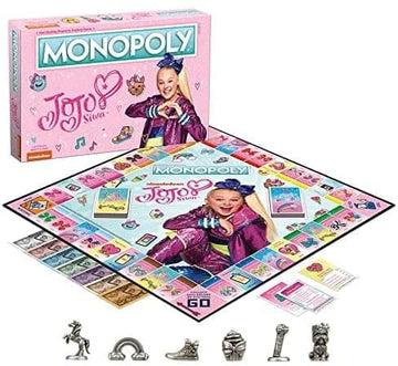Monopoly JoJo Siwa Edition | Featuring JoJo's Signature Bows & More | Officially Licensed & Collectible JoJo Siwa Game | Great Family Game for All