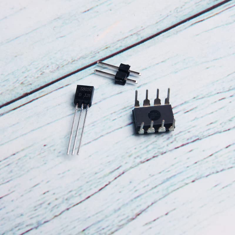 Acxico 4Pcs LM358 Breathing Light Parts Electronic DIY Fun Making kit Blue Flashing lamp Electronic Production Suit