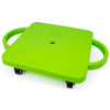 11.5" Gym Class Super Scooters Sliding Board with Non-Skid Casters and Safety Handles by K-Roo Sports (Green)
