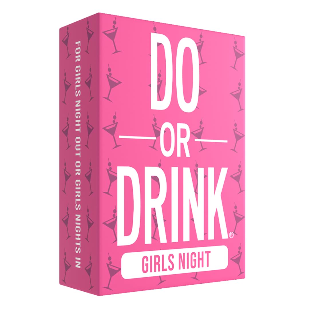 Do or Drink Girls Night - Bachelorette Party and Drinking Games with 250 Cards - Hilarious Challenges for Girls Weekend, 21st Birthdays, Bridal