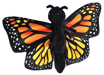 Wild Republic Huggers Monarch Butterfly Stuffed Animal - 8"