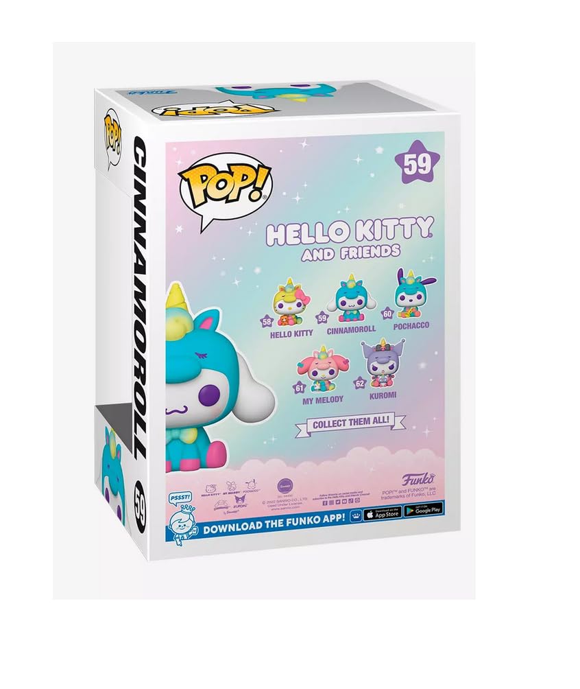 Funko Pop #59 - Hello Kitty and Friends - Cinnamoroll (Flocked Exclusive)