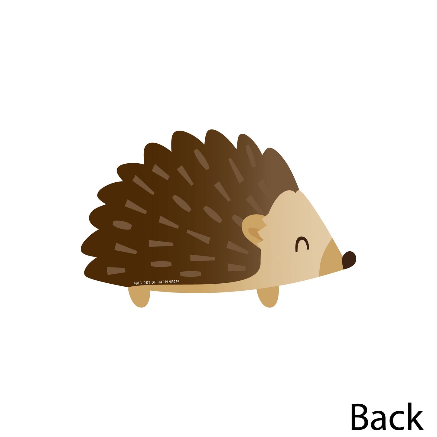 Big Dot of Happiness Forest Hedgehogs - Decorations DIY Woodland Birthday Party or Baby Shower Essentials - Set of 20
