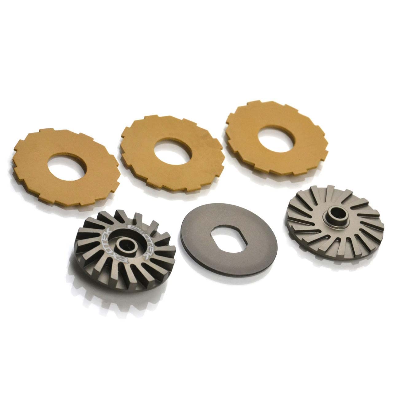 EXOTEK RACING LLC Mk3 Turbine RC Slipper Covers with 3 Pads: Team Associated DR10, TLR 22, ETK2015, Red