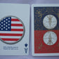 USPC Bicycle Red, White and Blue Series 5 Circle Design Playing Cards