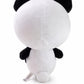 Hello Kitty Panda Wildlife Sandrio Plush Toy, White and Black Stuffed Animal with Red Bow, 9 Inch