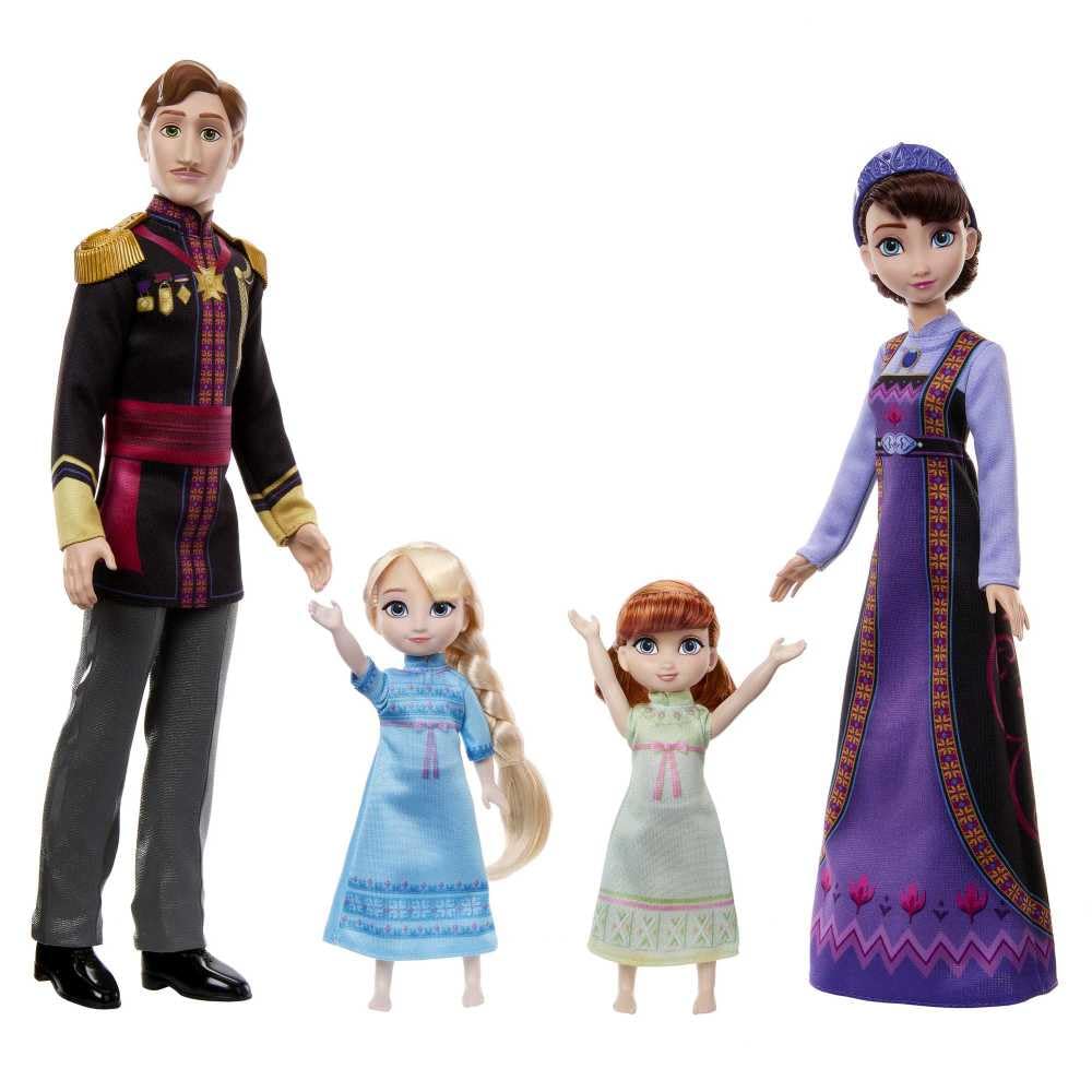 Disney Frozen Royal Family with 4 Dolls Including Toddler Anna and Elsa