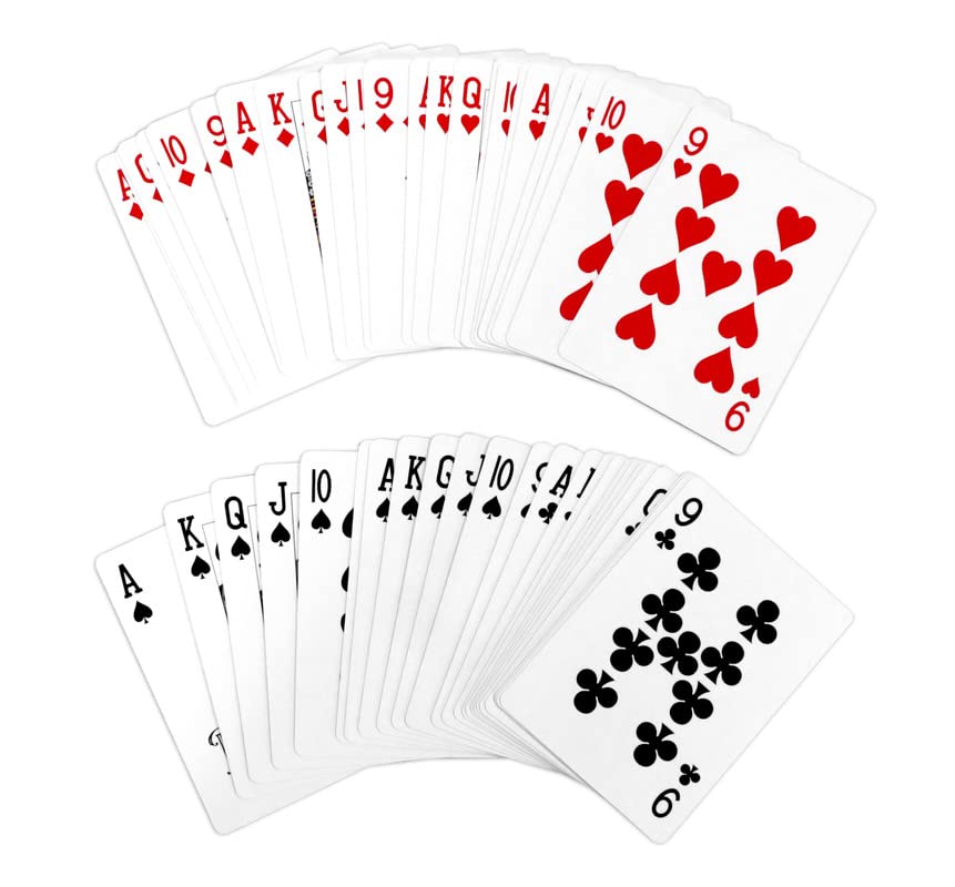 Regal Games Pinochle Playing Cards 2 Pack - Adult Card Game Set with Score Sheets & 2 Deck of Pinochle Cards - Family Fun Game Night - Ideal for 2-4