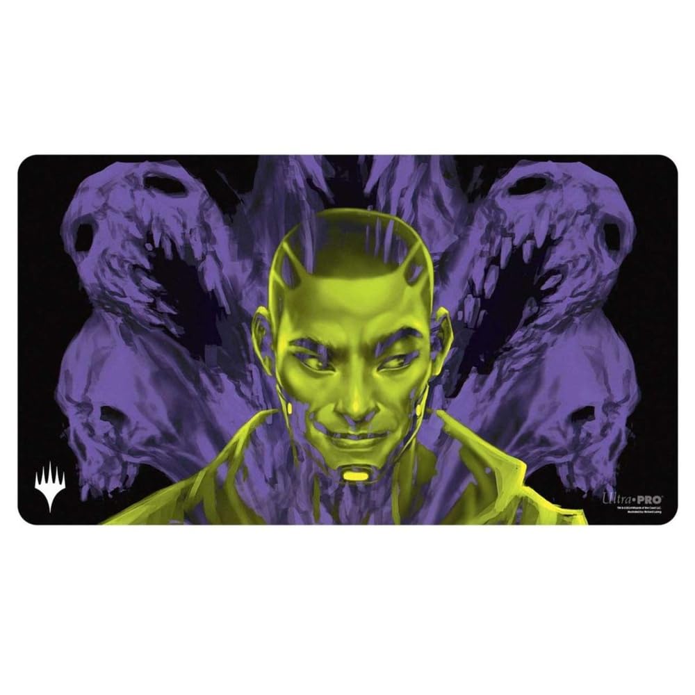 Ultra PRO - MTG Duskmourn Playmat Commander Ft. Kaito, Bane of Nightmares for Magic: The Gathering, Use as Mousepad, Desk Mat, Protects MTG Cards